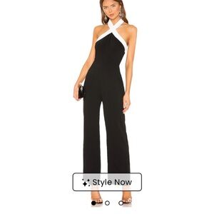 SUPERDOWN Black and White Jumpsuit BRAND NEW w TAGS